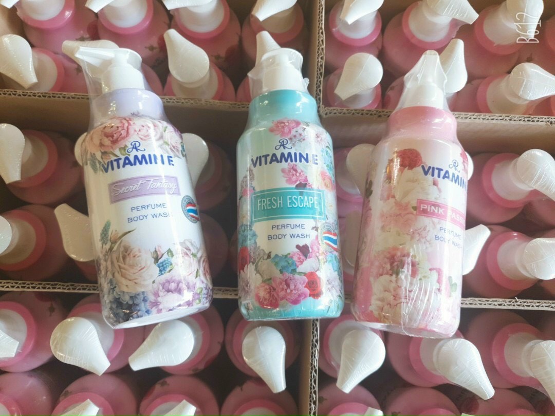 Sữa Tắm Hương Nước Hoa Vitamin E Thái Lan Chăm Sóc Mặt-1